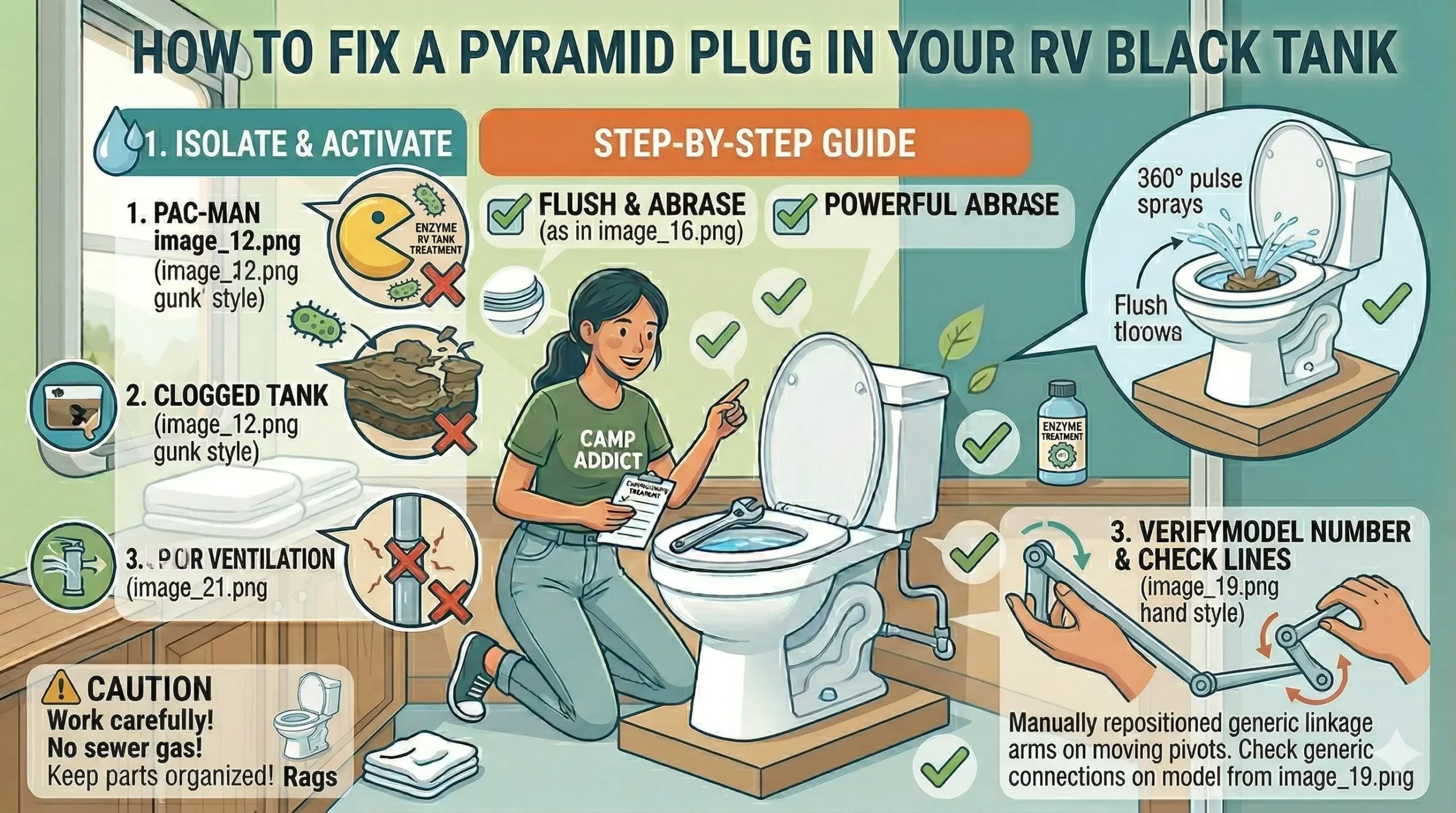 How to Fix a Pyramid Plug in Your RV Black Tank (Step-by-Step)