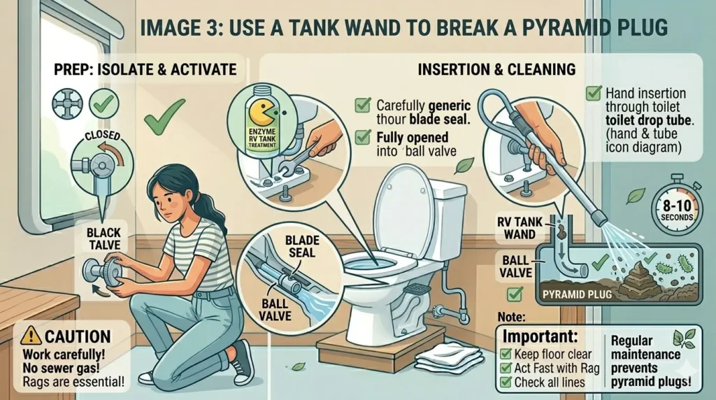How To Fix A Pyramid Plug In An RV Black Tank (And Make Sure It Never ...