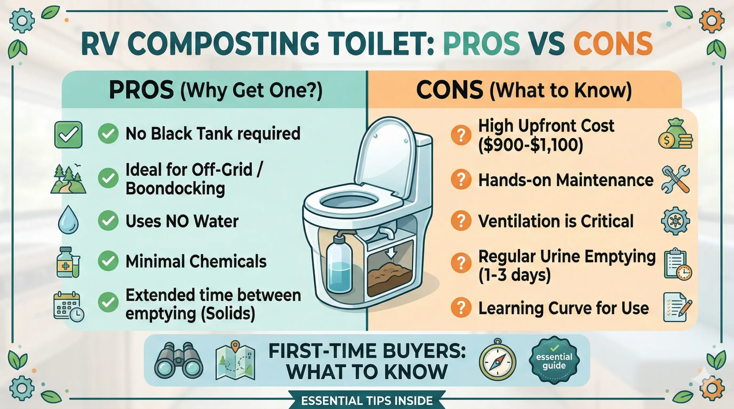 RV Composting Toilet Pros and Cons What First-Time Buyers Should Know
