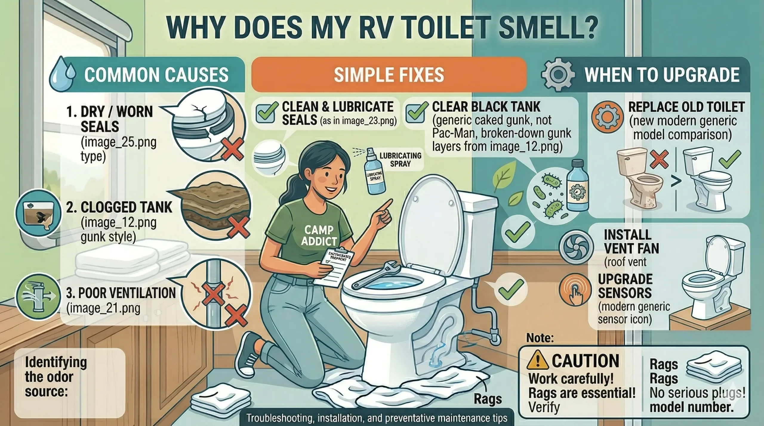 Why Does My RV Toilet Smell Causes, Fixes & When to Upgrade