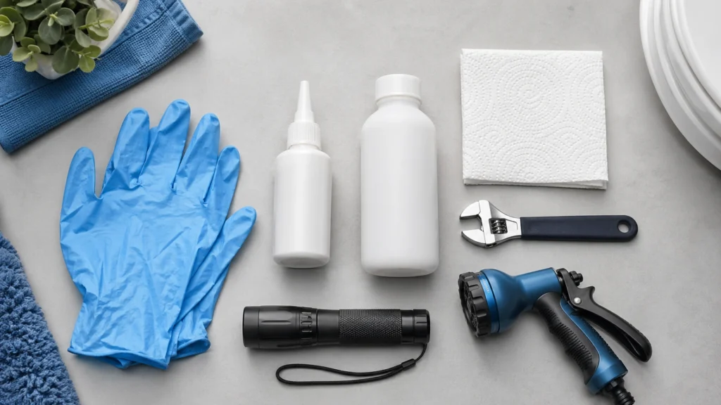 Tools for fixing RV toilet smell when flushed