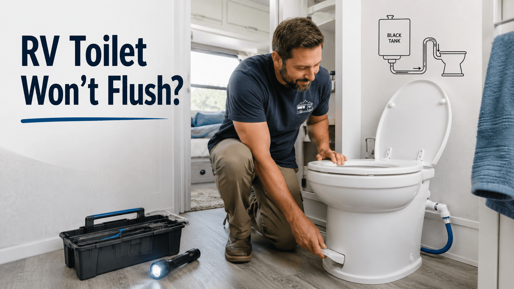 RV Toilet Won't Flush 7 Causes and Fixes by Symptom