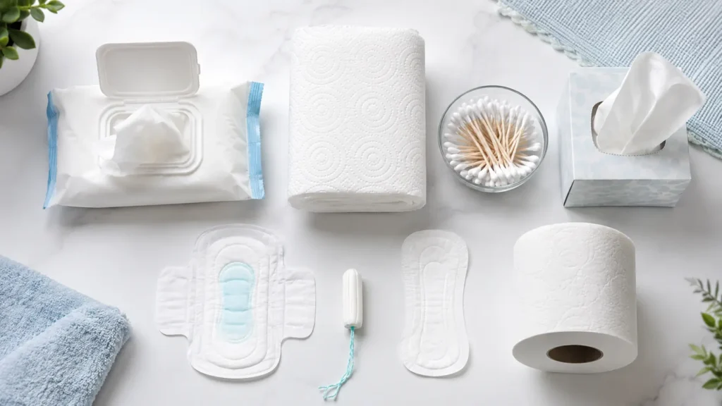 Items you should never flush down an RV toilet