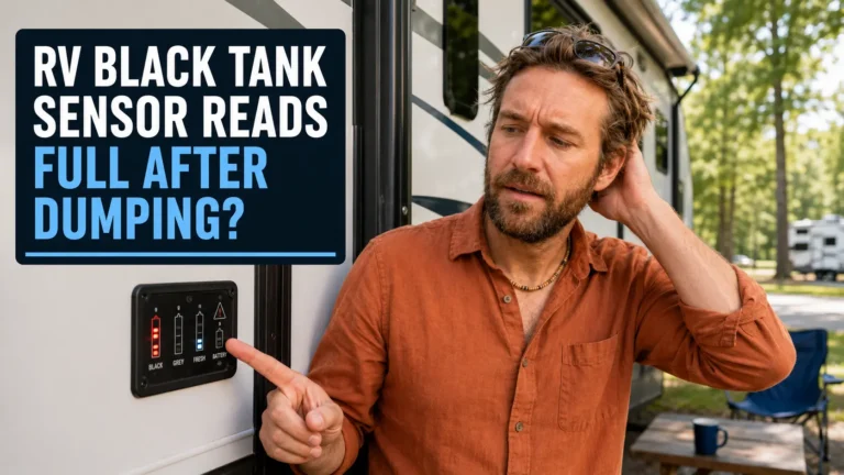RV Black Tank Sensor Reads Full After Dumping 7 Causes & Fixes