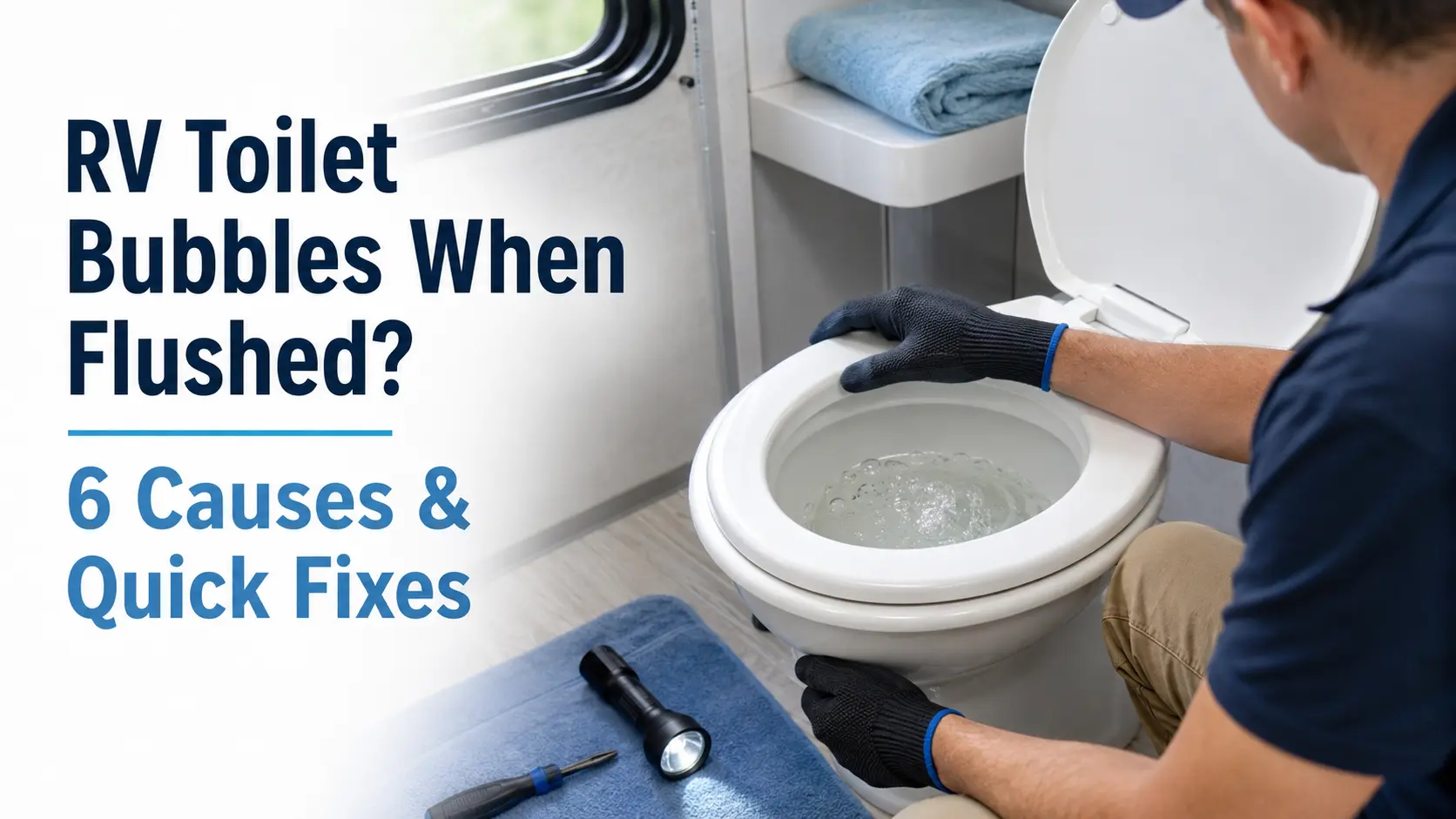 RV Toilet Bubbles When Flushed 6 Causes & Quick Fixes