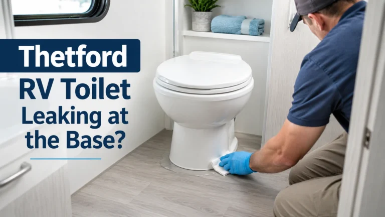 Thetford RV Toilet Leaking at Base 4 Causes and How to Fix It