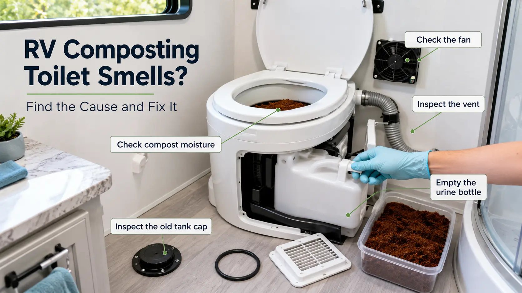 RV Composting Toilet Smells? 10 Causes & Proven Fixes
