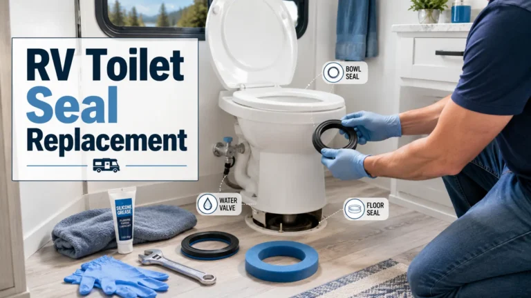 RV Toilet Seal Replacement How to Replace Bowl, Waste Ball, and Floor Seals