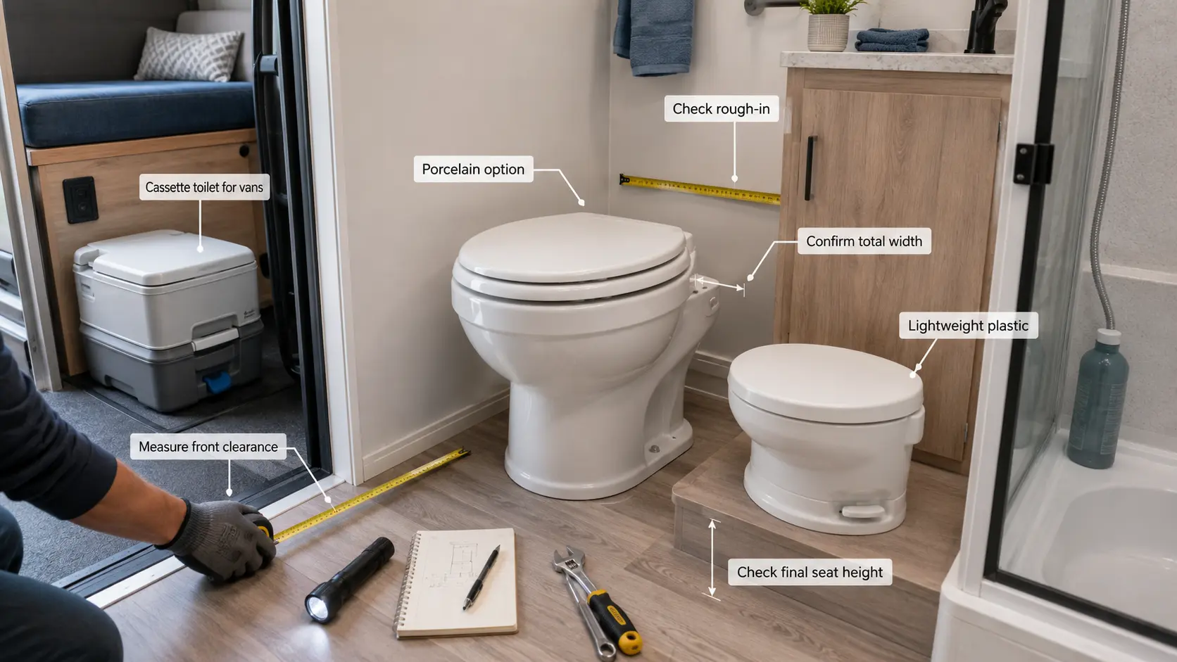 7 Best RV Toilets for Small Bathrooms