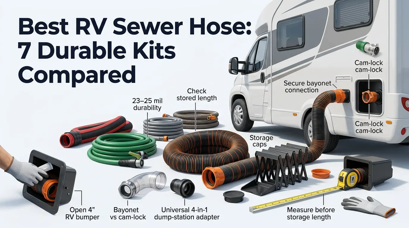 Best RV Sewer Hose 7 Durable Kits Compared (2026)
