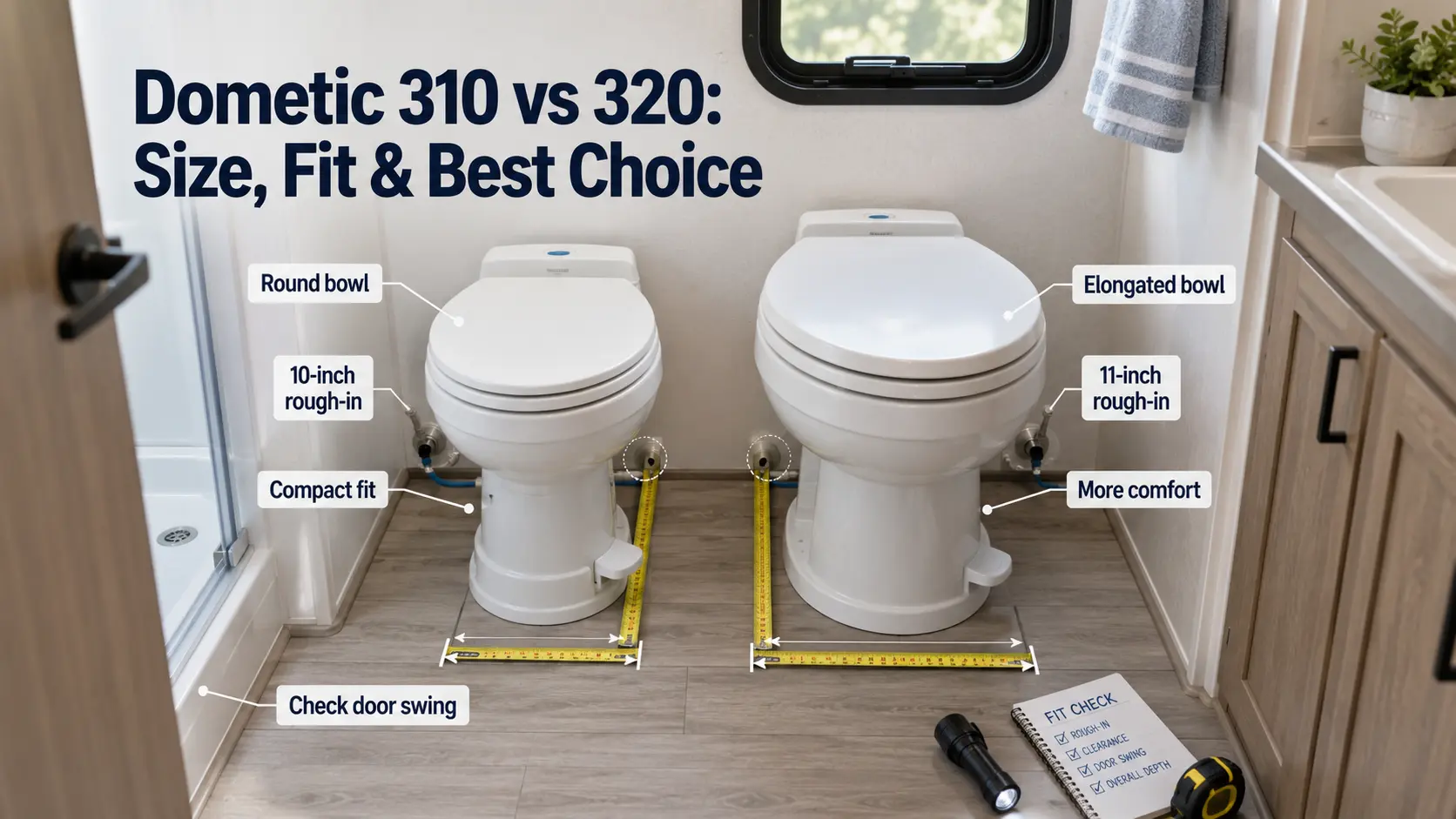 Dometic 310 vs 320 Size, Fit & Best Choice