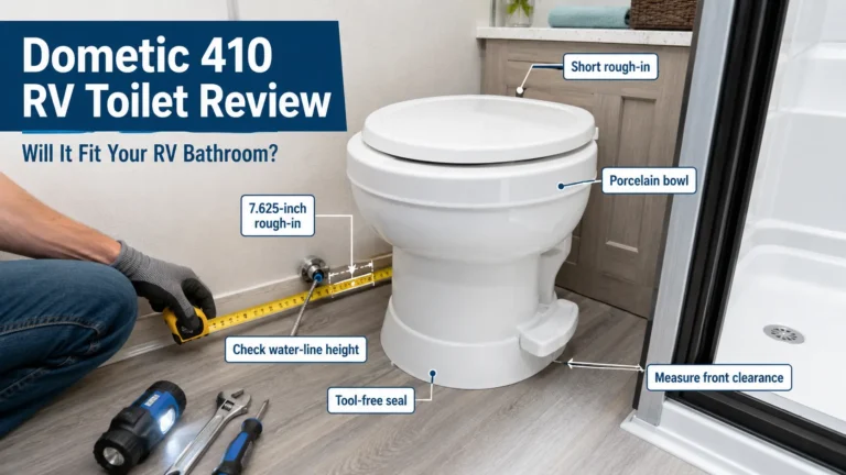 Dometic 410 RV Toilet Review Honest Fit Guide