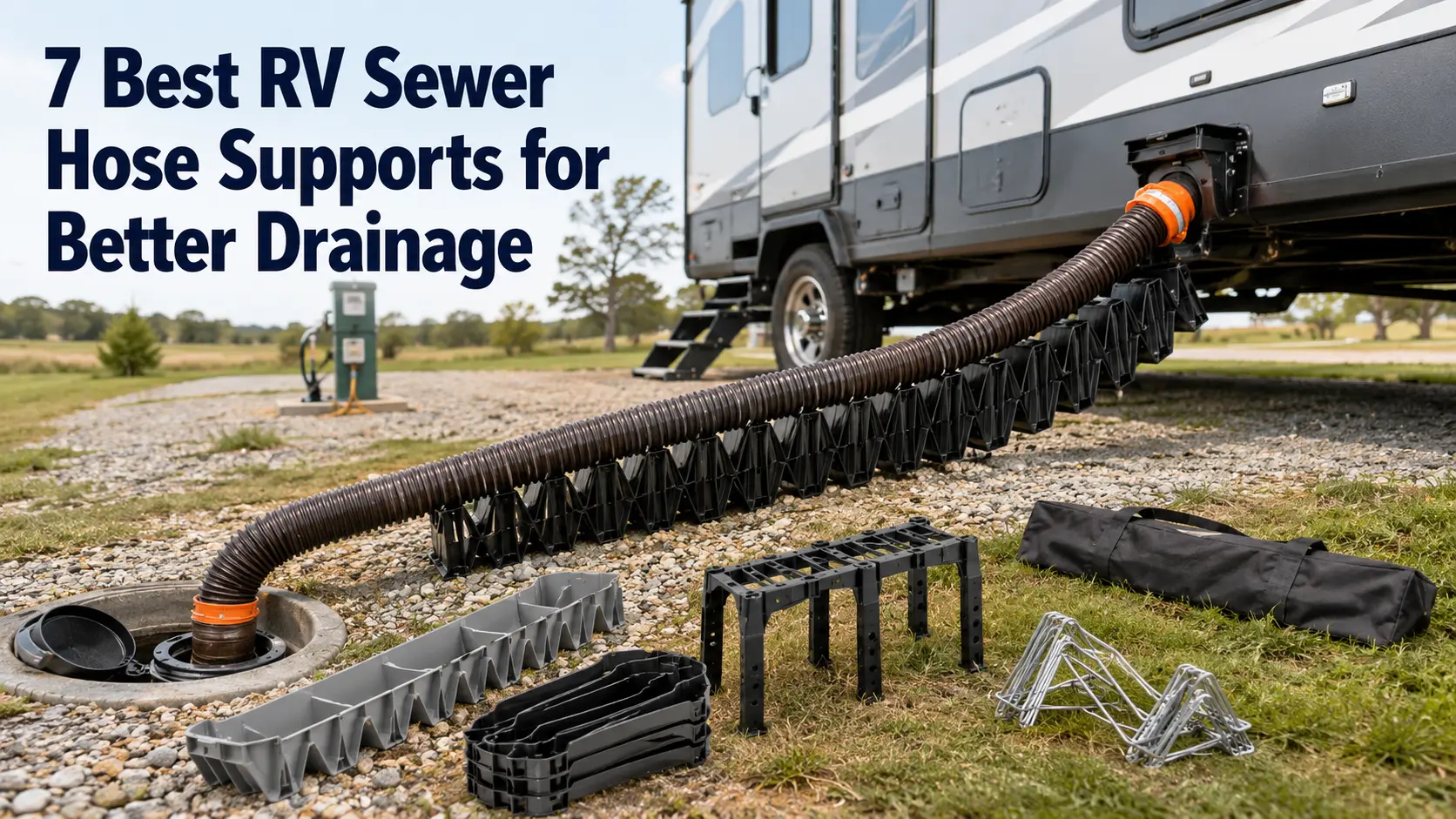 7 Best RV Sewer Hose Supports for Better Drainage (2026)