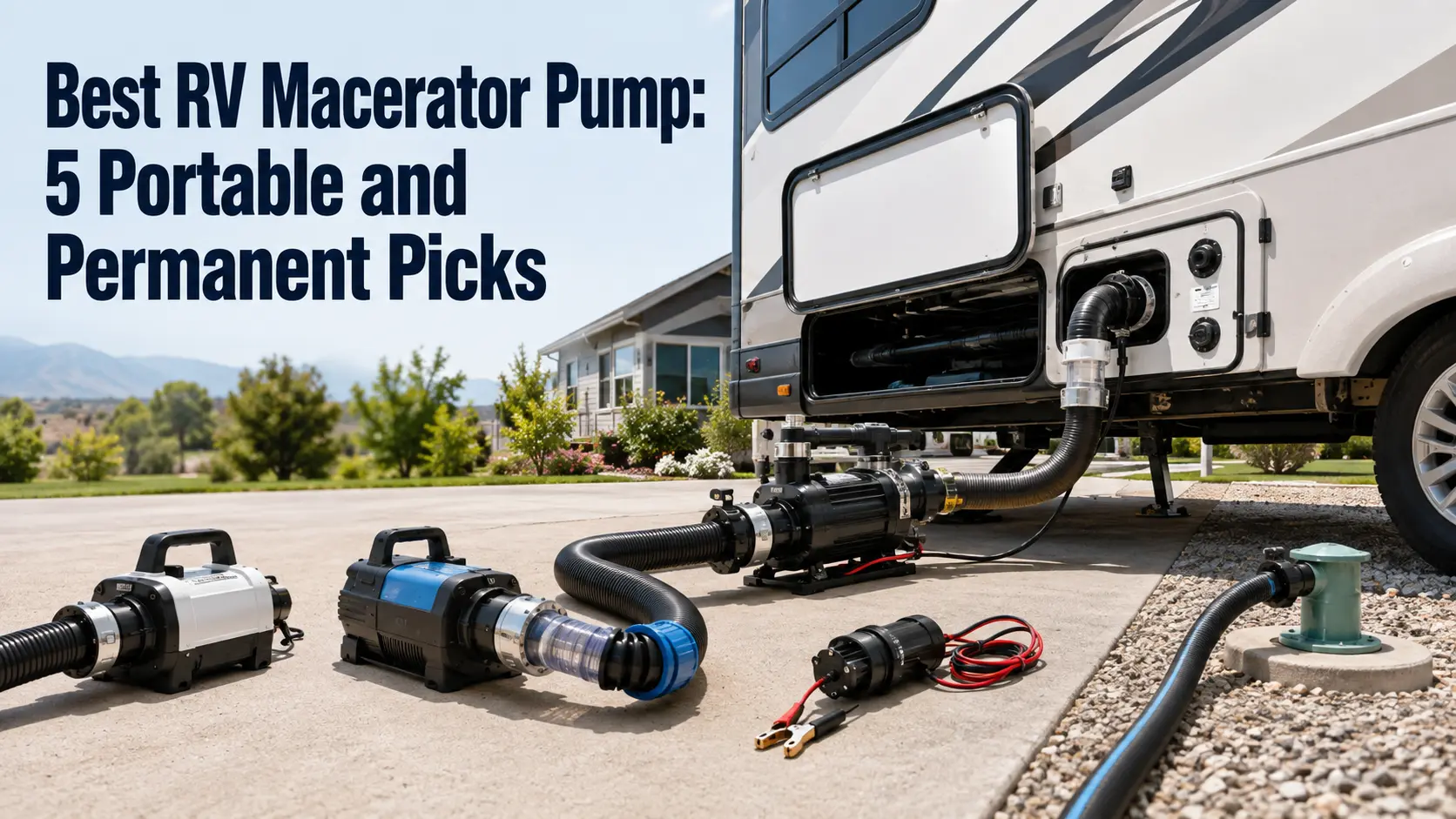 Best RV Macerator Pump 5 Portable and Permanent Picks (2026)