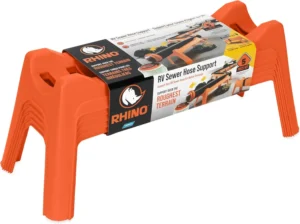 Camco Rhino RV Sewer Hose Support Kit - Extends Over Uneven Terrain for Easy