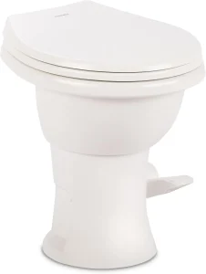 Dometic Model 410 Complete RV Toilet – Round Porcelain Bowl
