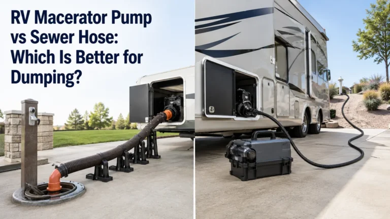RV Macerator Pump vs Sewer Hose Which Is Better for Dumping