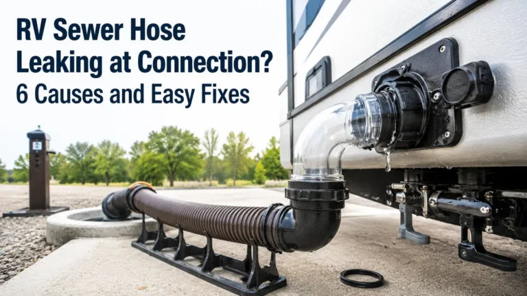 RV Sewer Hose Leaking at Connection 6 Causes and Easy Fixes