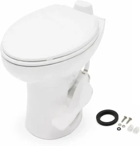 SEAFLO Porcelain RV Toilet with Elongated Bowl,