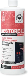 Unique Restore-It Liquid RV Black Tank Sensor Cleaner, 32 oz