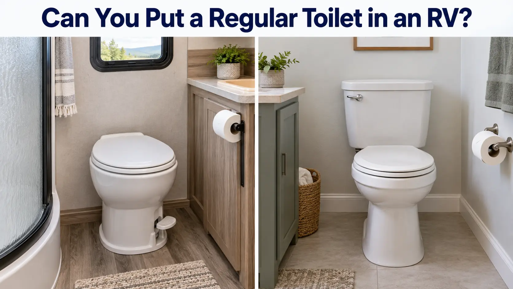 Can You Put a Regular Toilet in an RV (2026 Guide)