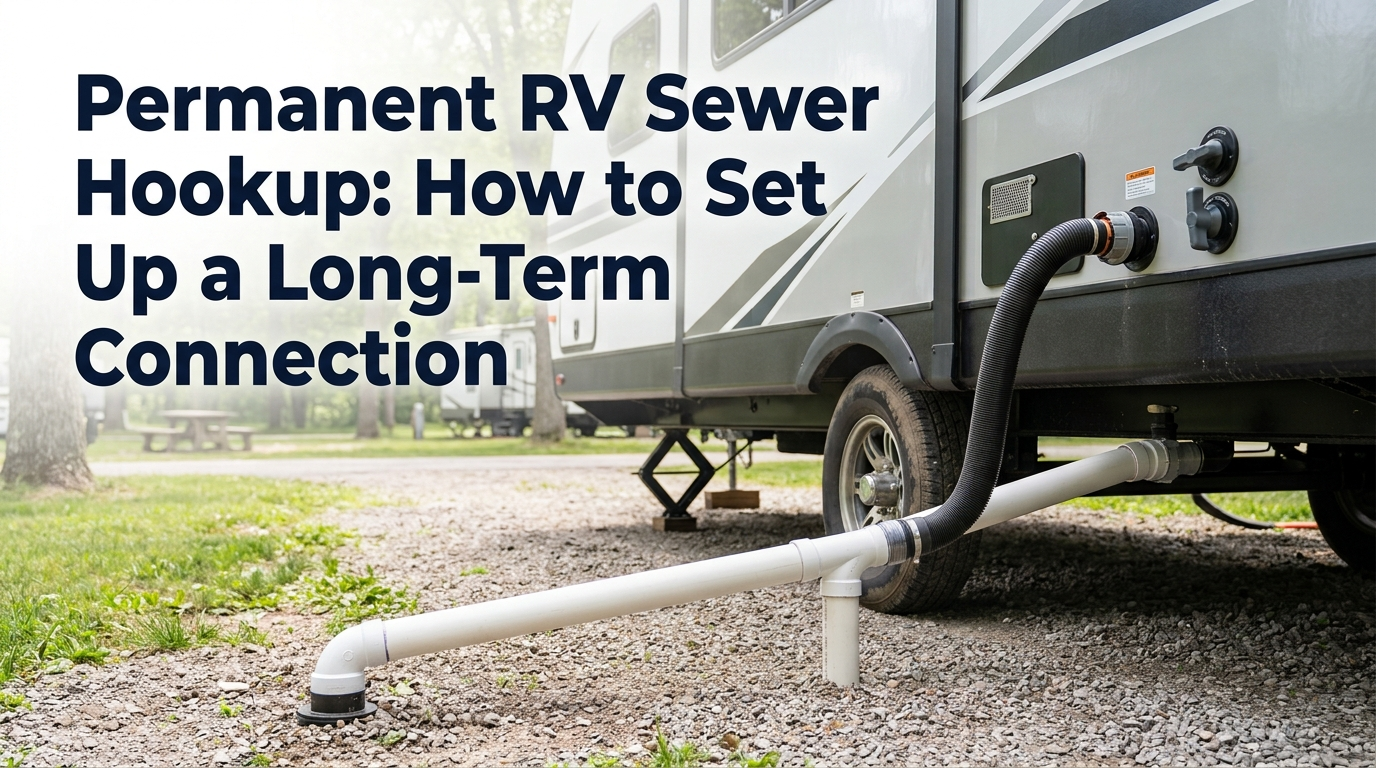 Permanent RV Sewer Hookup How to Set Up a Long-Term Connection