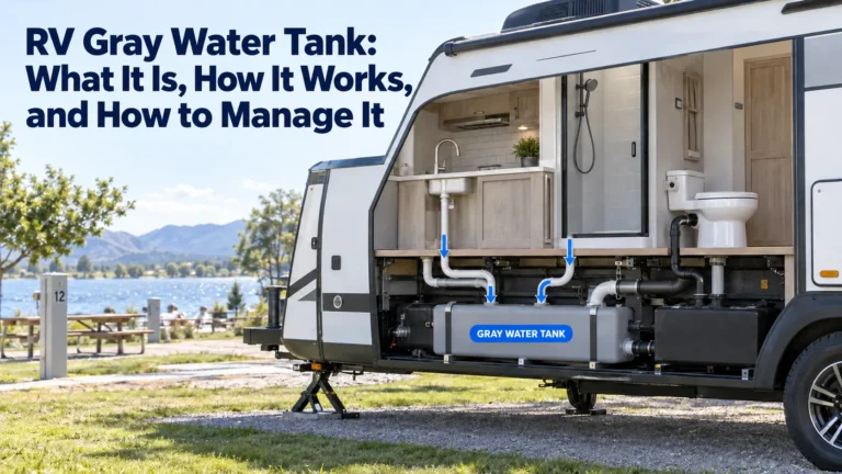 RV Gray Water Tank How It Works, Size, Dumping & Care
