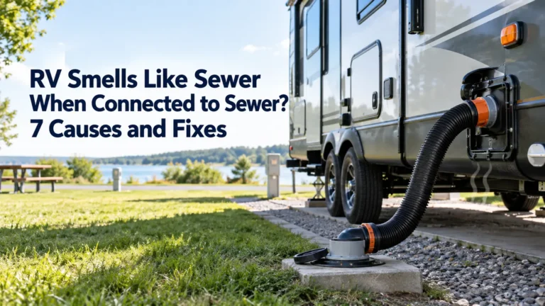 RV Smells Like Sewer When Connected to Sewer 7 Causes and Fixes