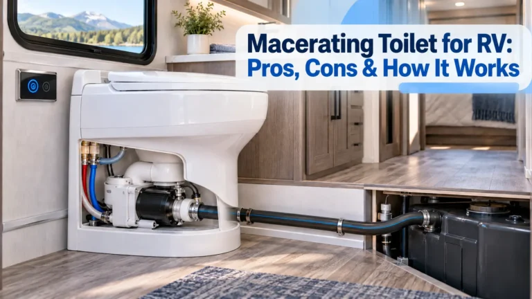 Macerating Toilet for RV Pros, Cons & How It Works